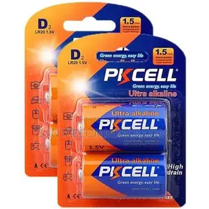 Pkcell Ultra Alkaline D Size Batteries (Lr20 1.5v)