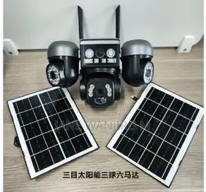 V380 Solar Camera Tripple Lens Tripple Screen View 4g