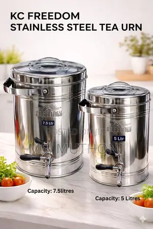 Kc Freedom Stainless Steel Tea Urn (5.0 /7.5 L)