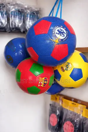 Durable Soccer Balls (Barcelona, Chelsea, Real Madrid Designs)