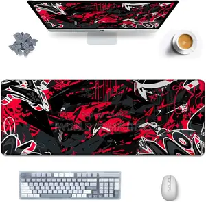 Ugreen Lp670 Gaming Mouse Pads-Aurora Red