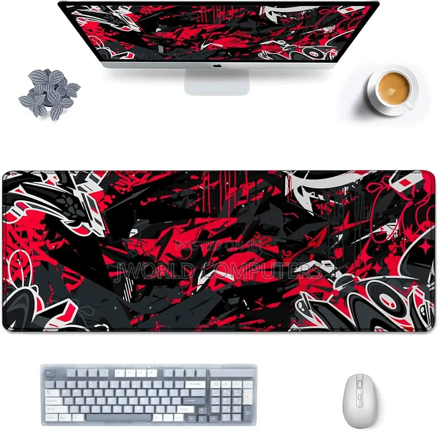 Ugreen Lp670 Gaming Mouse Pads-Aurora Red