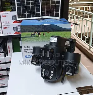 4g Dual Panel Triple Lens CCTV Camera 4mp