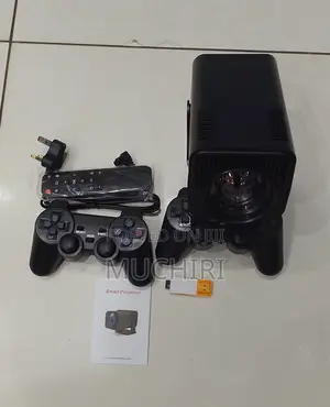 Hy320 Game Projector Android 12 System With Wireless Gaming Controller