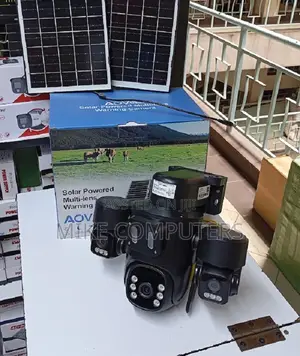 4g Triple Lens Dual Pannel Security Solar Cameras