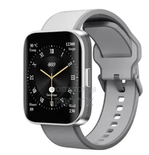 Qcy Urban Gs Smart Watch, Black, Silver Gray