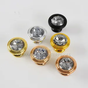 Crystal Gold Drawer Knobs and Handles