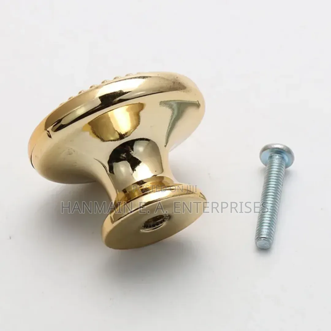 Crystal Gold Drawer Knobs and Handles