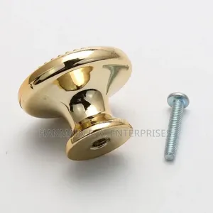 Crystal Gold Drawer Knobs and Handles