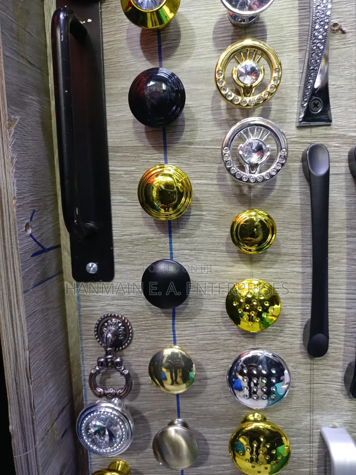 Crystal Gold Drawer Knobs and Handles