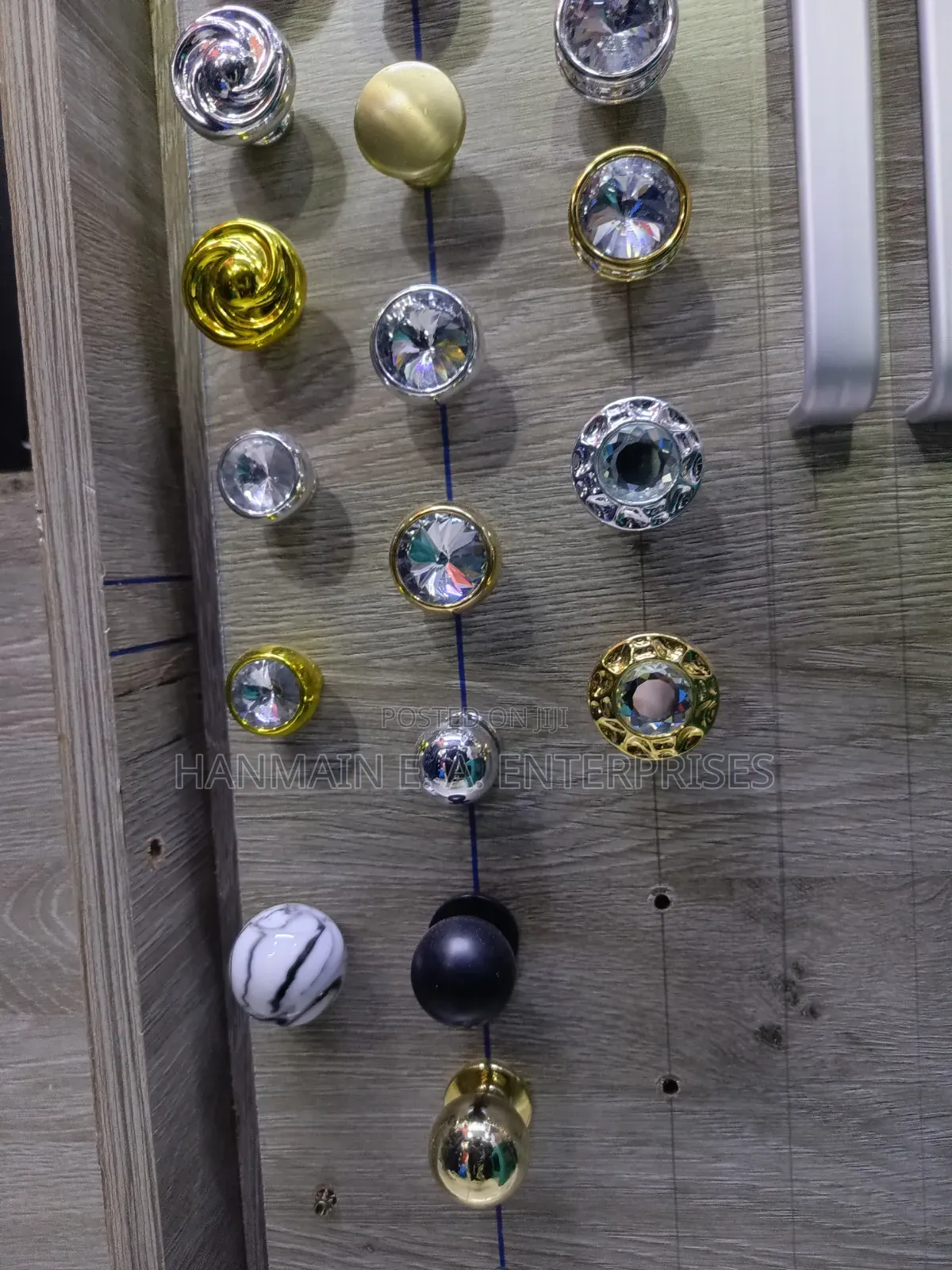 Crystal Gold Drawer Knobs and Handles