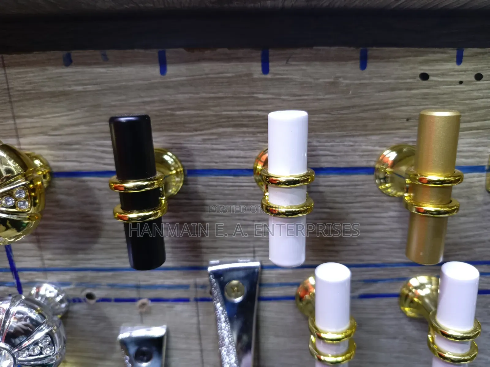 Crystal Gold Drawer Knobs and Handles