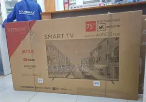 Pay on Delivery. Vitron 75inch Smart Tv. Verified