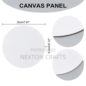 Circle Round Drawing Canvas 20 Cm