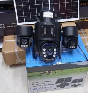 Triple Lens 4g Solar PTZ Camera - PTZ Control, Motion Alerts