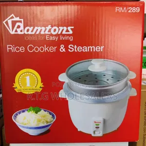Ramtons 1.8l Rice Cooker Rm289 With Steamer