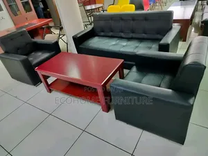 5-Seater Leather Executive Office Set