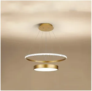 Modern Led Gold Ring Chandelier Pendant Light