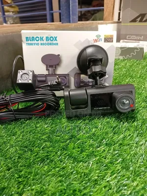 3 in 1wifi Car Dash Camera Front Rear Hd 1296p Black Box Recorder