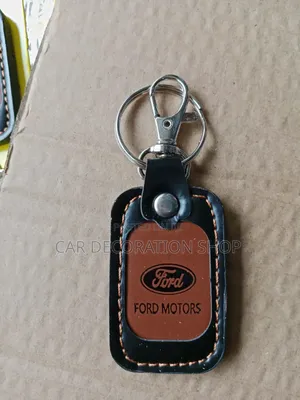 Ford Cars Leather Chipped Leather Key Chain