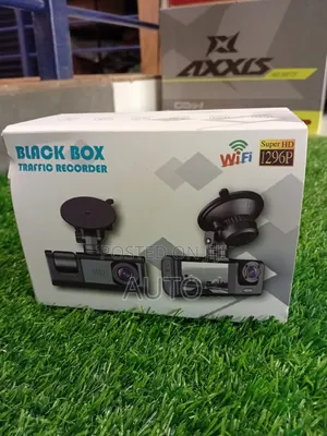 Car Dash Camera Front Rear Wifi 1296p Hd Black Box DVR