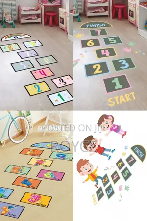 Children Hop Scotch Sticker Game