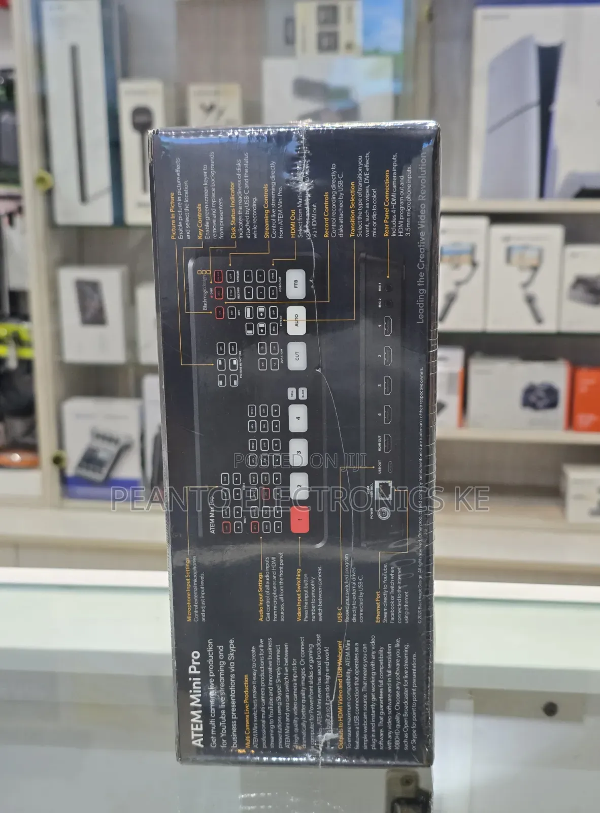 Blackmagic Design Atem Mini Pro Hdmi Live Stream Switcher