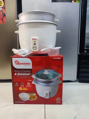 Ramtons Rm/290 Rice Cooker + Steamer 2.8litres