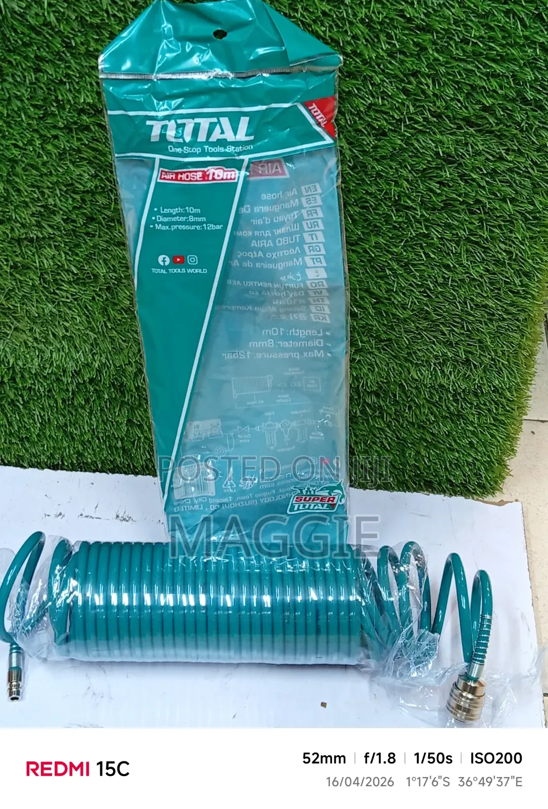 Total Air Hose 10m