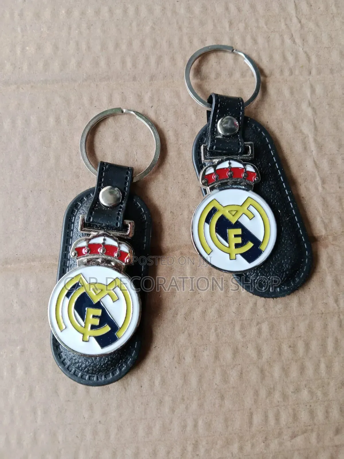 Real Madrid Leather Key Chain