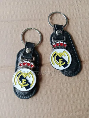 Real Madrid Leather Key Chain