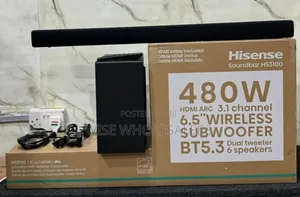 Hisense 3.1ch Hs3100 480w Dolby Atmos Soundbar