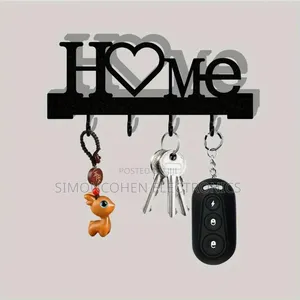 Wall Mounted Home Love Shape Key Holder Rack