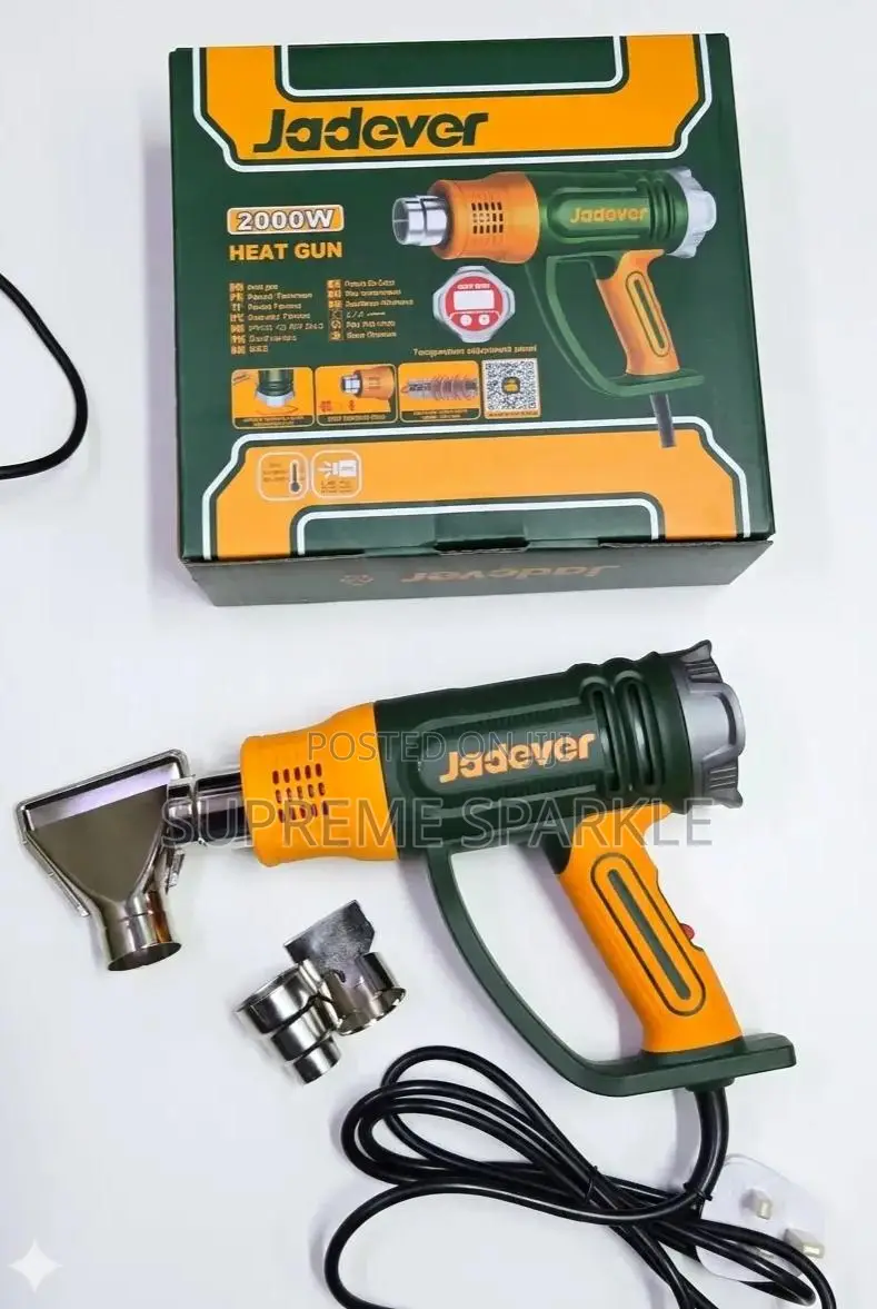 Jadever 2000w Industrial Heat Gun. (With LCD Display)