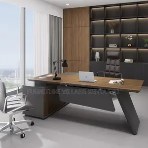 1.8m Executive Brown Imported Manager's Table