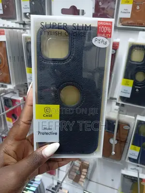 iPhone 15 Plus Pu Leather Back Case