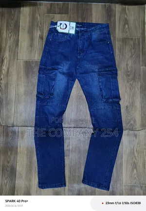 Quality Casual Denim Plain Slim Fit Jeans Trouser