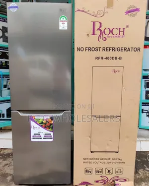Roch 330l Fridge Double Door No Frost Energy Efficient