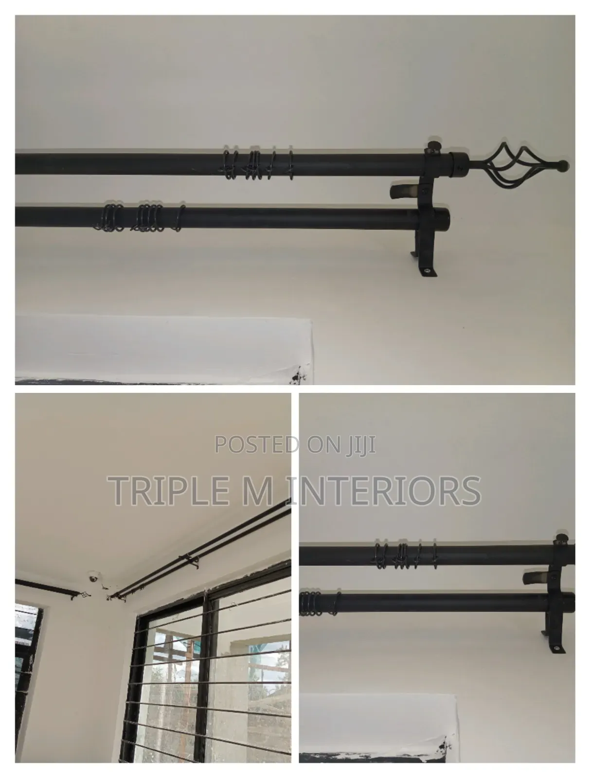 Imported Adjustable 3m Double Curtain Rods