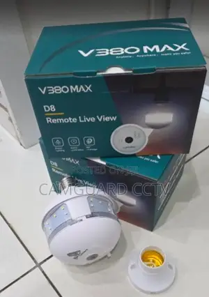V380 Max Single Lens Nanny Wifi Bulb Camera