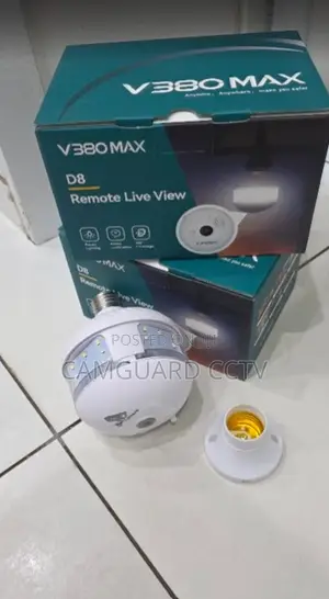 V380 Max Best Wifi Nanny Bulb CCTV Camera