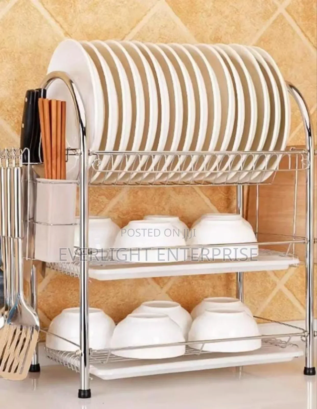 Heavy Duty Kitchen 3 Tier Dish Rack