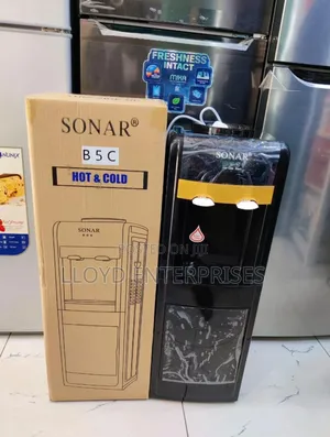 Sonar Hot and Cold Standing Black Water Dispenser