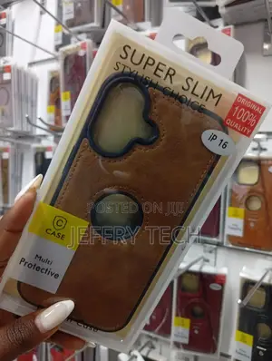 iPhone 16 Leather Protective Phone Case