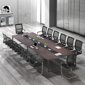 Boardroom Table; 2.4m Long Staff Meeting Boadroom Table