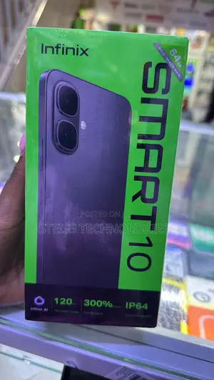 New Infinix Smart 10 64 GB Black