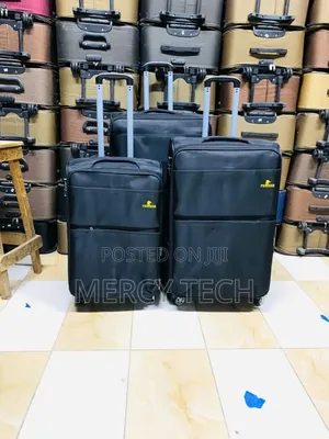 3 in 1 Fabric Laxurious Suitcase