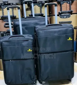 3 in 1 Fabric Laxurious Suitcase