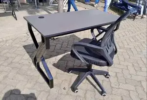 1.2m Modern Office Desk With a Metallic Z Frame