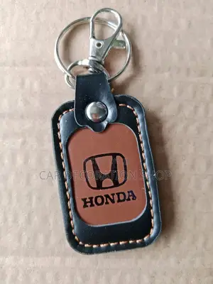 Honda Cars Leather Ring Key Holder